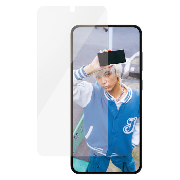 Kaljeno steklo UWF Ceramic z aplikatorjem za Samsung Galaxy S25+, Prozorna, PanzerGlass
