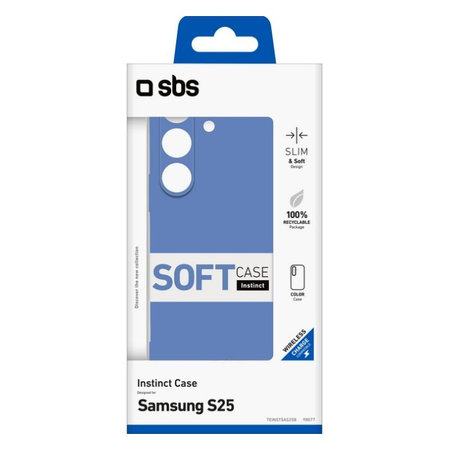 SBS - Ovitek Instinct za Samsung Galaxy S25, modra