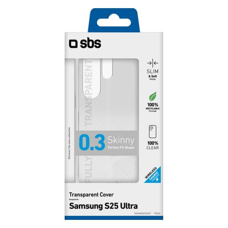 SBS - Ovitek Skinny za Samsung Galaxy S25 Ultra, transparent