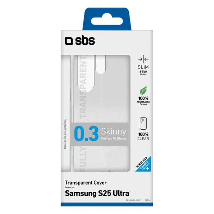 SBS - Ovitek Skinny za Samsung Galaxy S25 Ultra, transparent