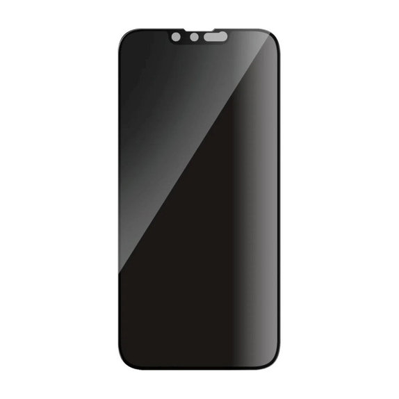 UWF Privacy kaljeno steklo z aplikatorjem za iPhone 17e/16e/14/13/13 Pro, Črna, PanzerGlass