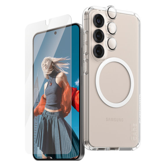 Bundle 3v1 za Samsung Galaxy S25, PanzerGlass