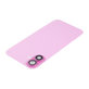 Apple iPhone 16 - Steklo zadnjega ohišja + Leča kamere + Kovinska plošča + Magsafe magnet (Pink)