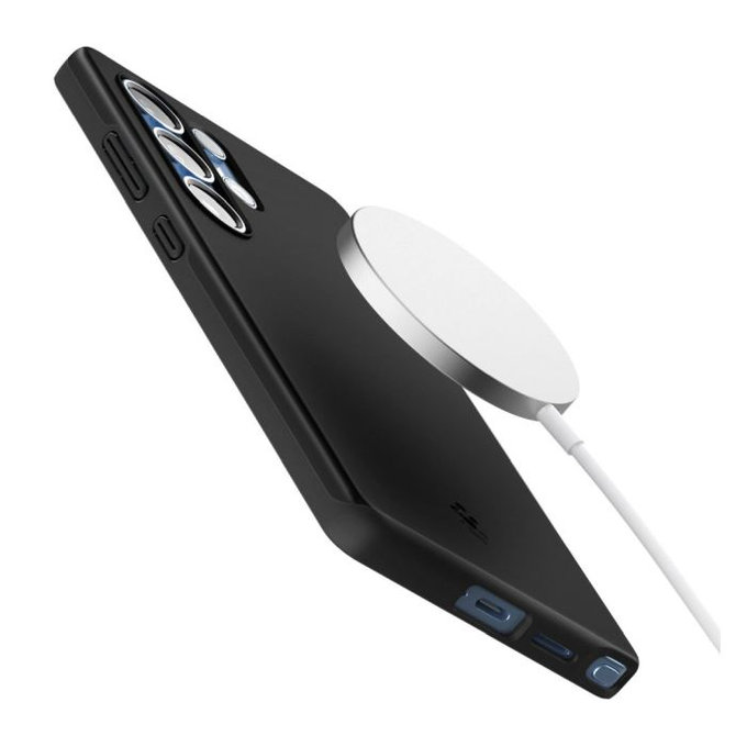 Spigen - Ovitek Thin Fit z MagSafe za Samsung Galaxy S25 Ultra, črna