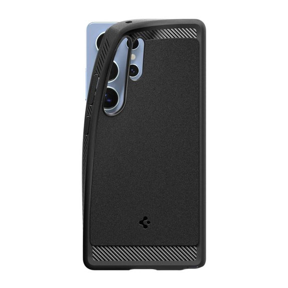 Spigen - Ovitek Rugged Armor z MagSafe za Samsung Galaxy S25 Ultra, Matte Black