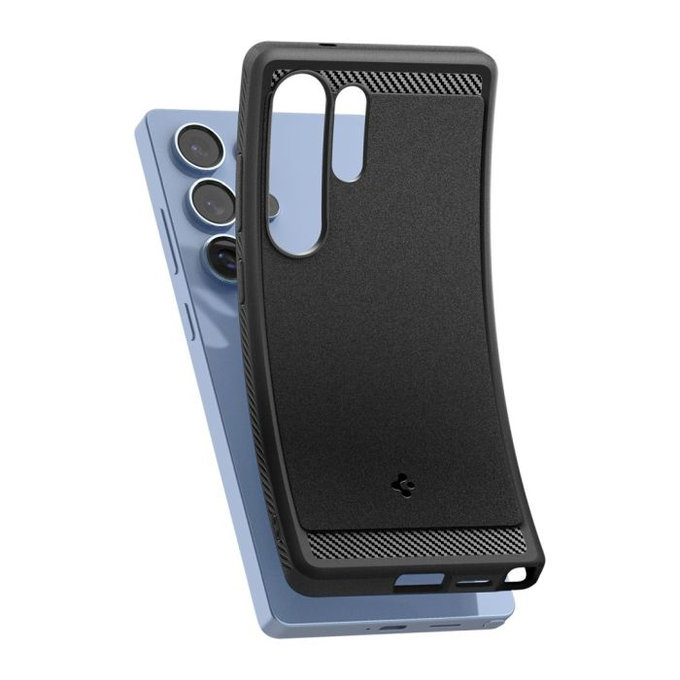 Spigen - Ovitek Rugged Armor z MagSafe za Samsung Galaxy S25 Ultra, Matte Black