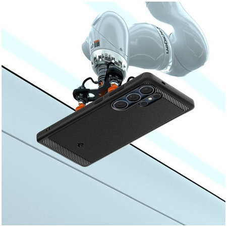 Spigen - Ovitek Rugged Armor z MagSafe za Samsung Galaxy S25 Ultra, Matte Black