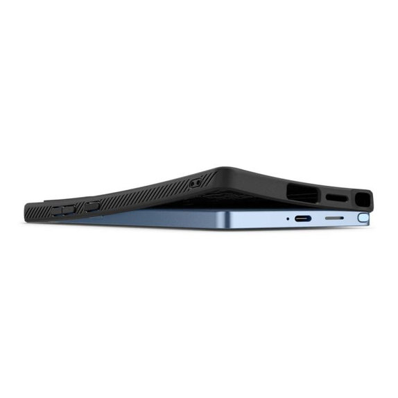 Spigen - Ovitek Liquid Air za Samsung Galaxy S25 Ultra, Matte Black