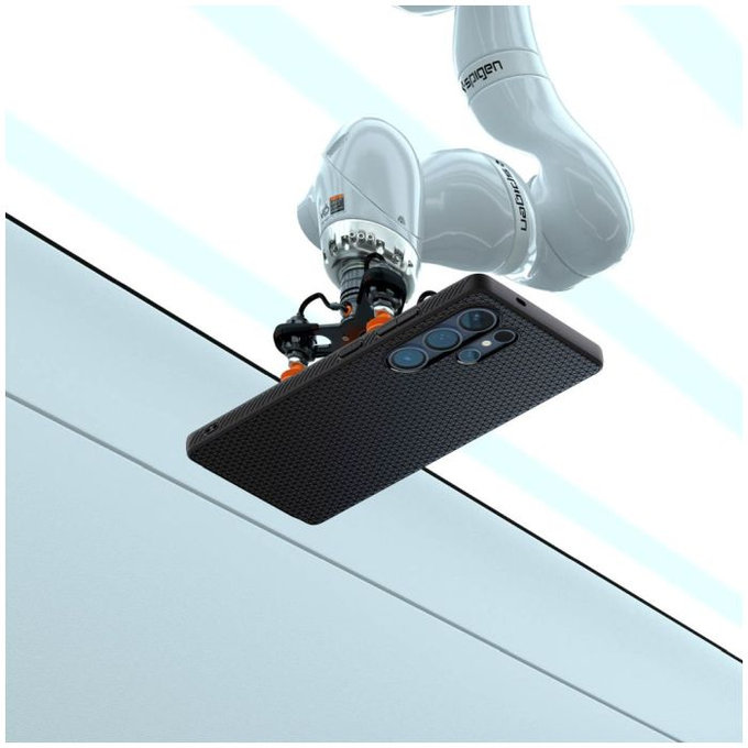 Spigen - Ovitek Liquid Air za Samsung Galaxy S25 Ultra, Matte Black