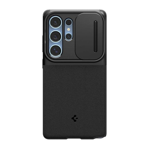 Spigen - Ovitek Optik Armor za Samsung Galaxy S25 Ultra, črna
