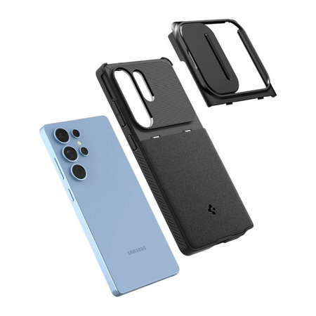 Spigen - Ovitek Optik Armor za Samsung Galaxy S25 Ultra, črna