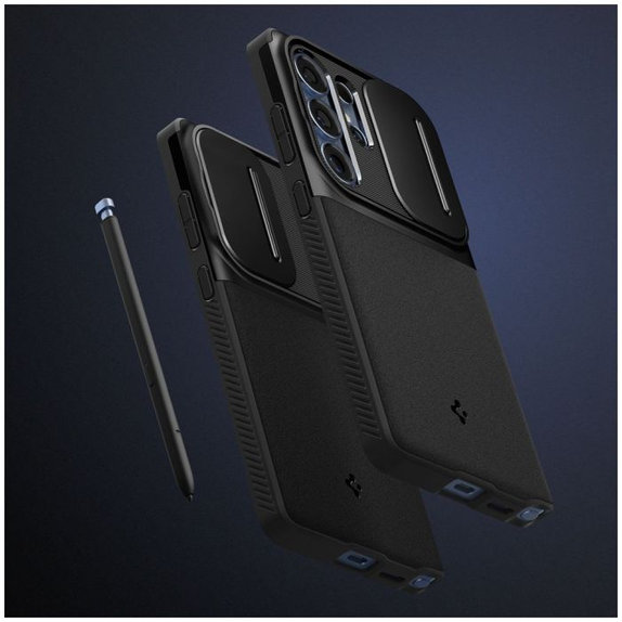 Spigen - Ovitek Optik Armor za Samsung Galaxy S25 Ultra, črna