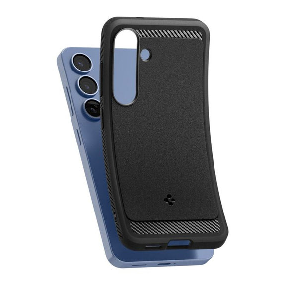 Spigen - Ovitek Rugged Armor z MagSafe za Samsung Galaxy S25, Matte Black