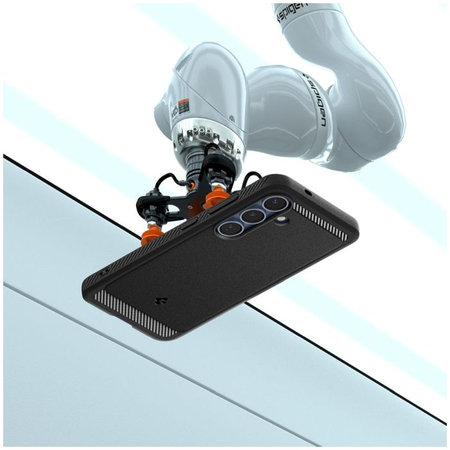 Spigen - Ovitek Rugged Armor z MagSafe za Samsung Galaxy S25, Matte Black