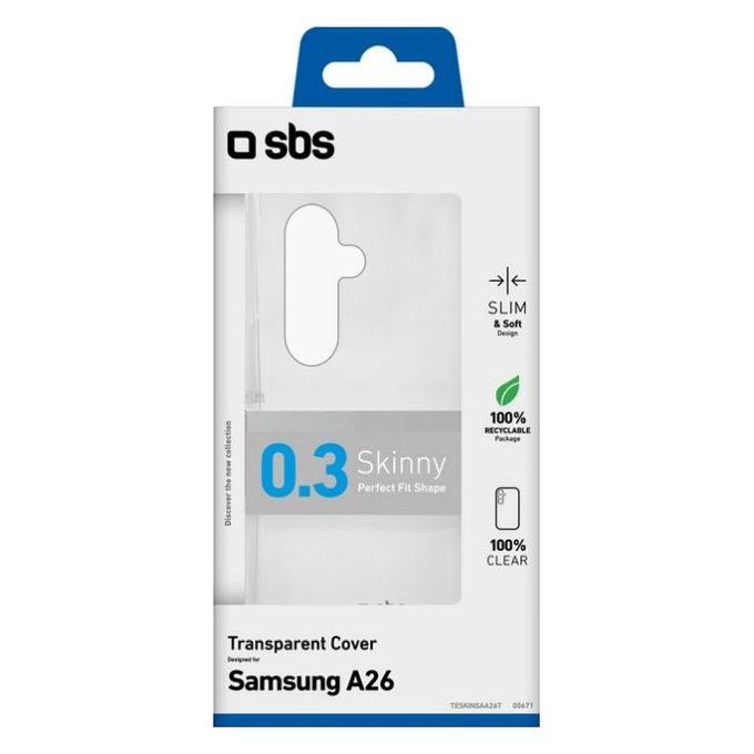 SBS - Ovitek Skinny za Samsung Galaxy A26, transparent