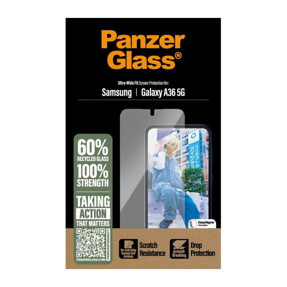 UWF kaljeno steklo za Samsung A36 5G, Transparent, PanzerGlass