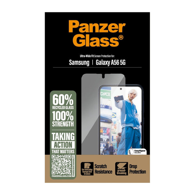 UWF kaljeno steklo za Samsung A56 5G, Transparent, PanzerGlass