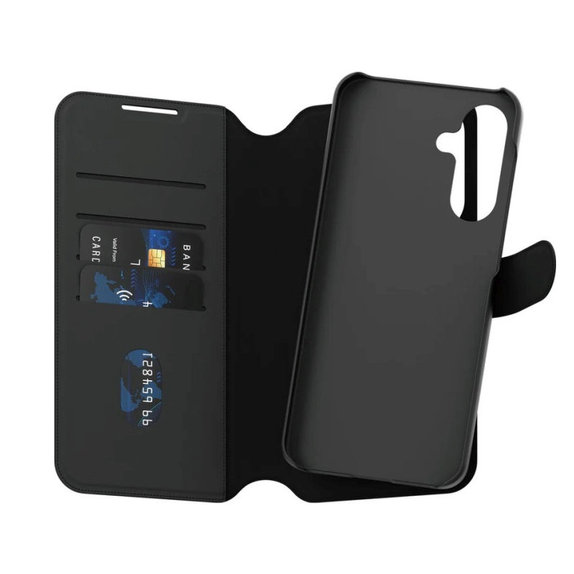 Ovitek Wallet Tango Two-In-One za Samsung A56 5G, črn, PanzerGlass