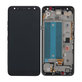 LG K40 - LCD zaslon + steklo na dotik + okvir (Black) TFT