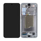 Samsung Galaxy S25 - LCD zaslon + steklo na dotik + okvir (Silver Shadow) OLED
