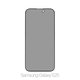 FixPremium Privacy Anti-Spy Glass - Kaljeno Steklo za Samsung Galaxy S25