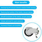 Xiaomi Robot Vacuum X20, S10, Dreame X30, X20, X10 Pro - Kolo z Motorjem (Desno) (Bela)