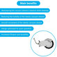 Xiaomi Robot Vacuum X20, S10, Dreame X30, X20, X10 Pro - Kolo z Motorjem (Levo) (Bela)