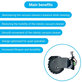 Xiaomi Robot Vacuum X20, S10, Dreame X30, X20, X10 Pro - Kolo z Motorjem (Desno) (Črna)