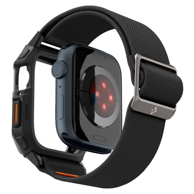 Spigen - Pašček Lite Fit "Pro" za Apple Watch (44, 45mm), Matte Black