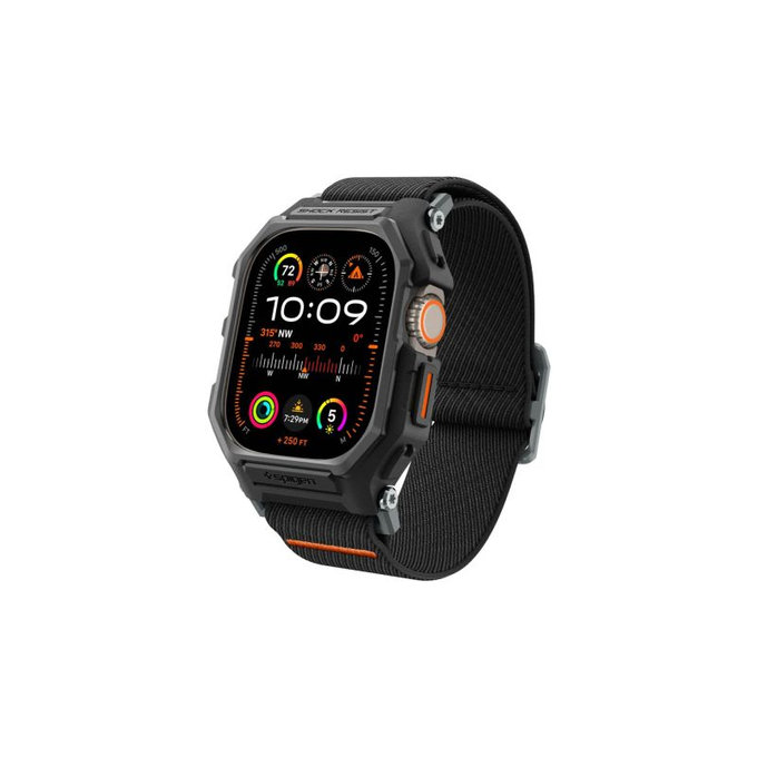 Spigen - Pašček Lite Fit "Pro" za Apple Watch Ultra (49mm), Matte Black