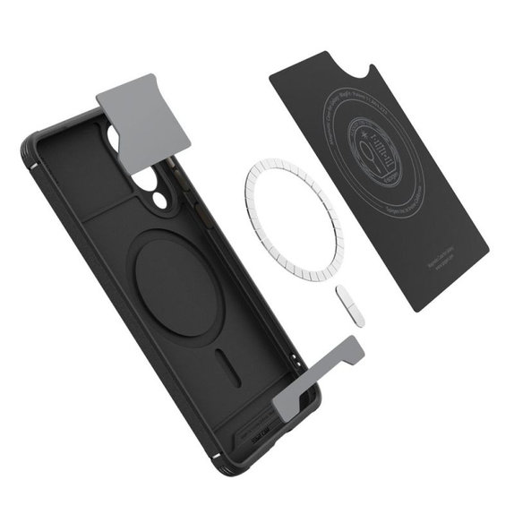 Spigen - Ovitek Core Armor z MagSafe za Samsung Galaxy S25 Edge, Matte Black