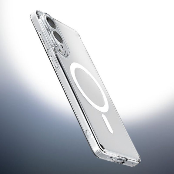 Spigen - Ovitek Ultra Hybrid z MagSafe za Samsung Galaxy S25 Edge, bela