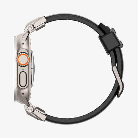 Spigen - Pašček Durapro Armor PU za Apple Watch (42, 44, 45, 49mm), črna