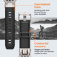 Spigen - Pašček Durapro Armor PU za Apple Watch (42, 44, 45, 49mm), črna
