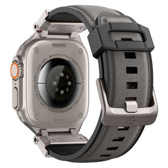Spigen - Pašček Durapro Armor za Apple Watch (42, 44, 45, 49mm), siva