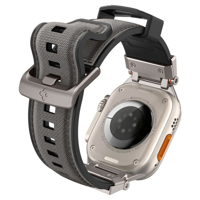 Spigen - Pašček Durapro Armor za Apple Watch (42, 44, 45, 49mm), siva