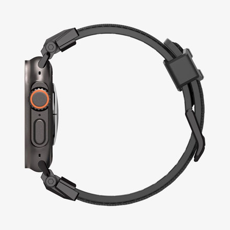 Spigen - Pašček Durapro Armor za Apple Watch (42, 44, 45, 49mm), Black Edition