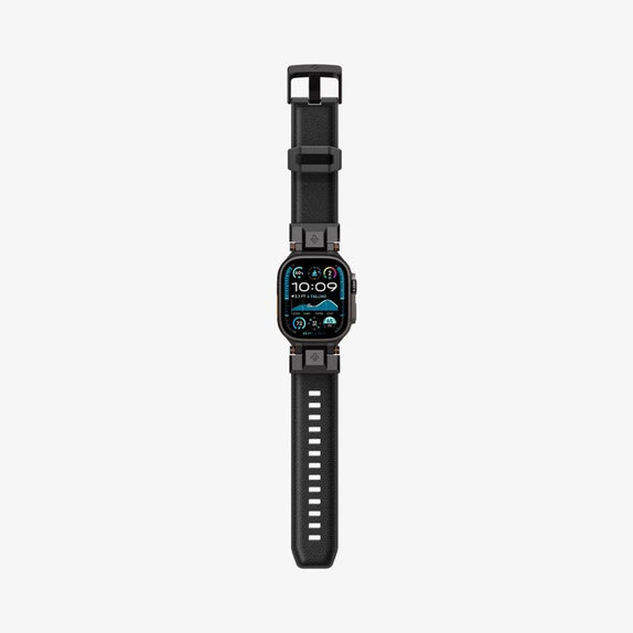 Spigen - Pašček Durapro Armor za Apple Watch (42, 44, 45, 49mm), Black Edition