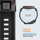 Spigen - Pašček Durapro Armor za Apple Watch (42, 44, 45, 49mm), Black Edition
