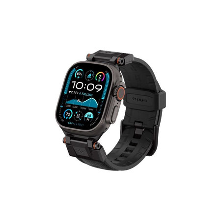 Spigen - Pašček Durapro Armor za Apple Watch (42, 44, 45, 49mm), Black Edition