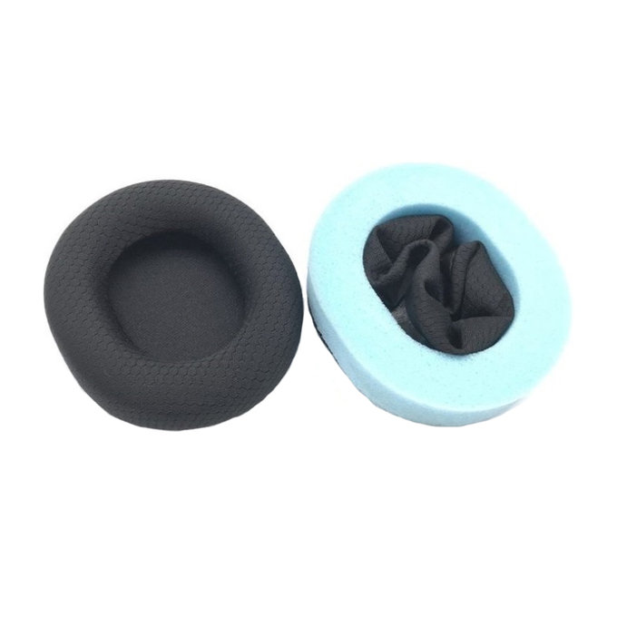 Nadomestne blazinice za ušesa za SteelSeries Arctis, Spominska pena + Tekstilni, Črne, 1 Par