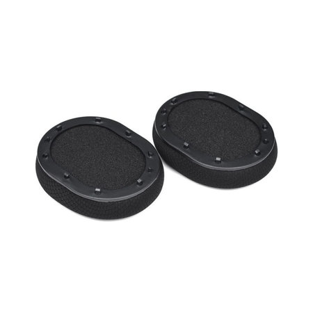 Nadomestne blazinice za ušesa za Razer BlackShark, Spominska pena + Tekstilni, Črne, Hlajeni gel, 1 par