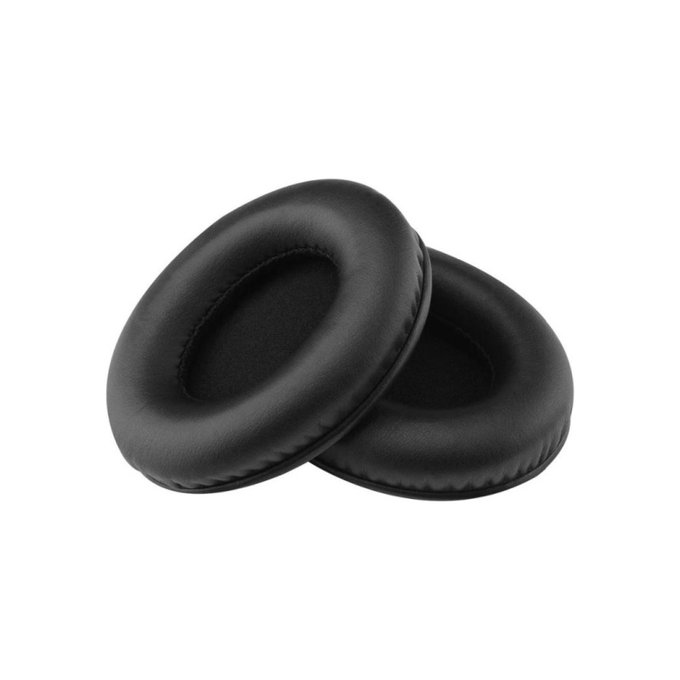 Nadomestne blazinice za ušesa za Beats Studio 1, Spominska pena + PU usnje, Črne, 1 Par