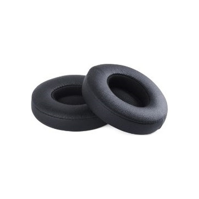 Nadomestne blazinice za ušesa za Beats Solo 2, 3, Spominska pena + PU usnje, Črne, 1 Par