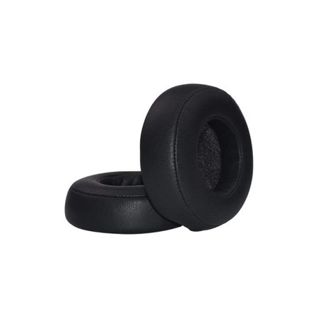 Nadomestne blazinice za ušesa za Beats Pro, Spominska pena + PU usnje, Črne, 1 Par