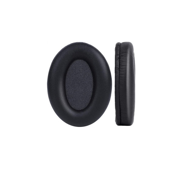 Nadomestne blazinice za ušesa za Sony WH-1000XM3, Spominska pena + PU usnje, Črne, 1 Par