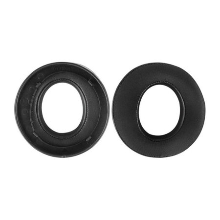 Nadomestne blazinice za ušesa za Sony Playstation 5 Pulse 3D PS5, Spominska pena + PU usnje, Črne, Hlajeni gel, 1 par