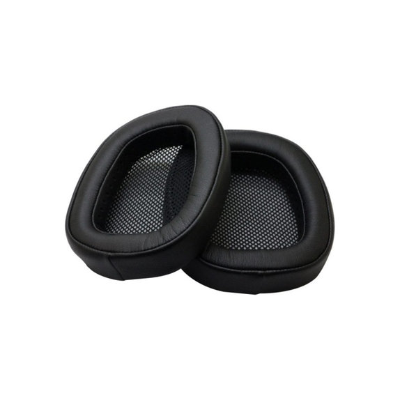 Nadomestne blazinice za ušesa za Logitech G433, Spominska pena + PU usnje, Črne, 1 Par