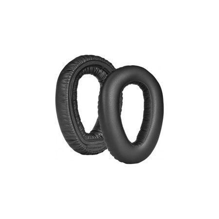 Nadomestne blazinice za ušesa za Sennheiser PXC550, Spominska pena + PU usnje, Črne, 1 Par