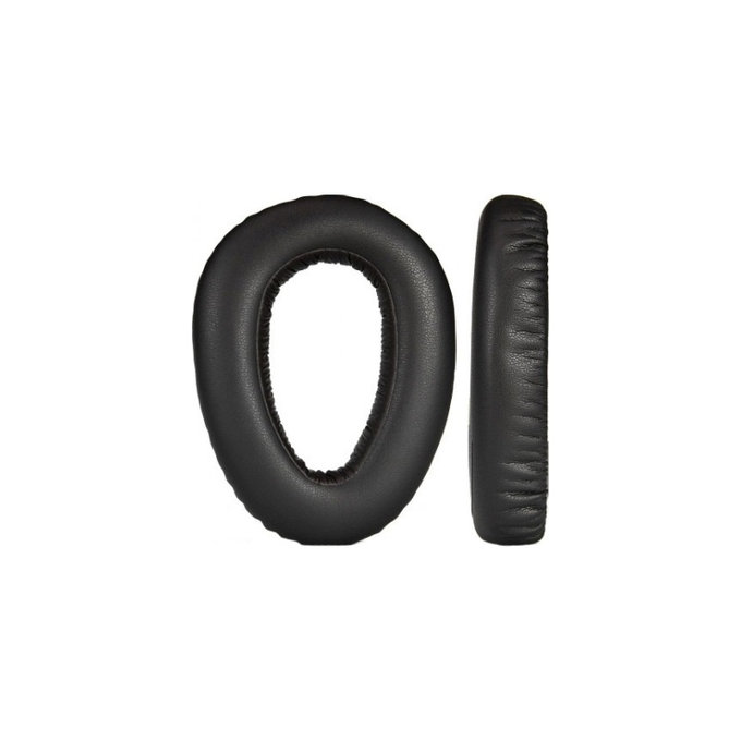 Nadomestne blazinice za ušesa za Sennheiser PXC550, Spominska pena + PU usnje, Črne, 1 Par